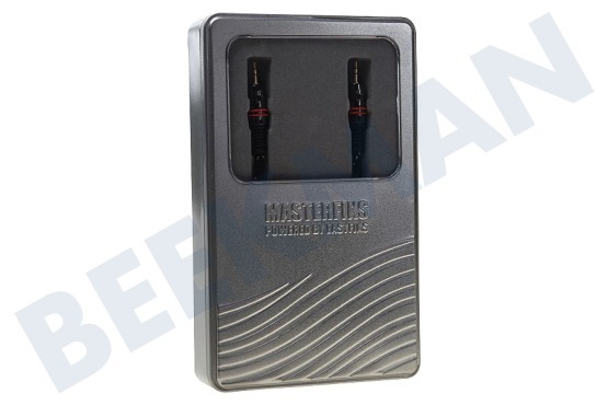 Cloudnine Jack-Kabel 2 x 3,5 mm Stereo Male 1.5m, Vergoldet
