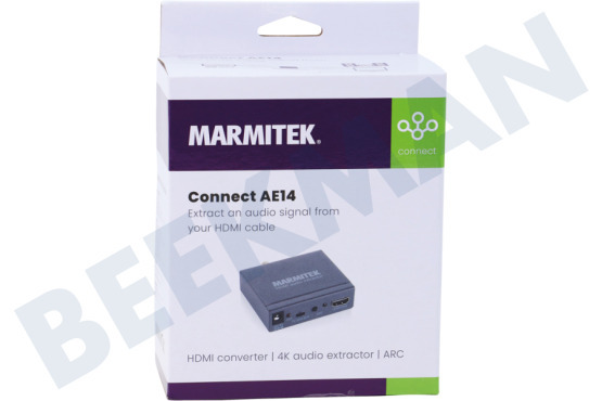 Marmitek 25008276 Umschalter AE14 HDMI Audio Extractor