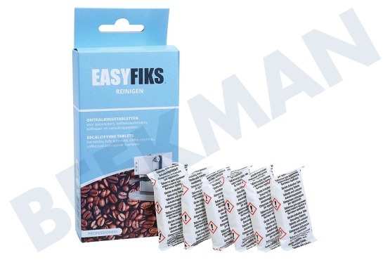 Easyfiks Espresso Entkalkungstabletten 6 Stück, x 21