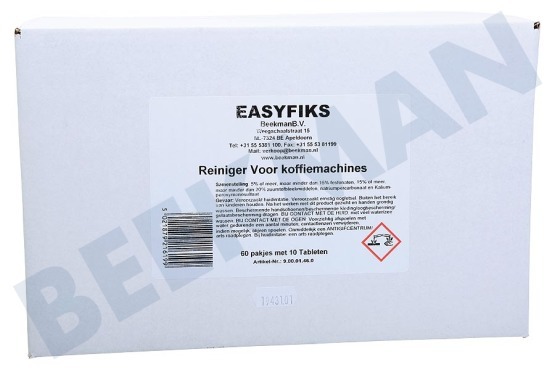 Easyfiks Reinigungstabletten 10 Stück, x 60