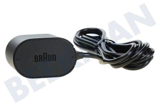 Braun Rasierapparat Kabel Stromkabel + Stecker schwarz