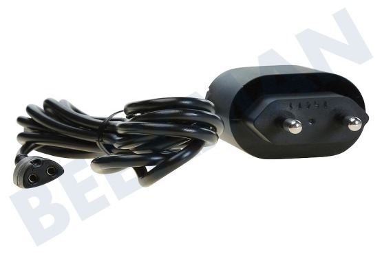 Braun Rasierapparat Kabel Stromkabel + Stecker schwarz