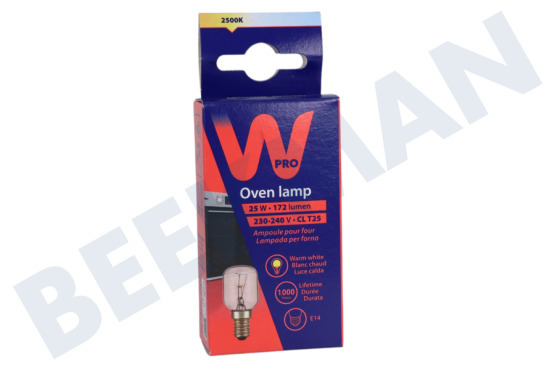 Tegran Ofen-Mikrowelle LFO136 Lampe für Backofen 25W E14 T25
