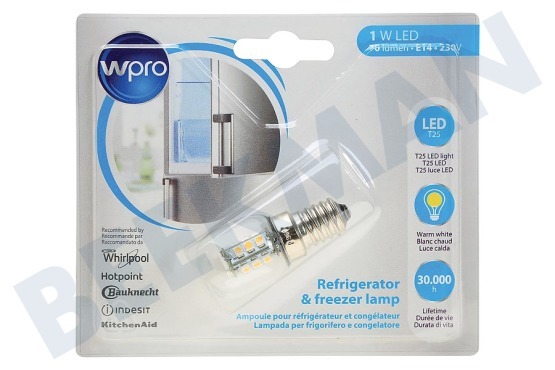 Neutral for ignis Kühlschrank Lampe Kühlschranklampe 1W LED