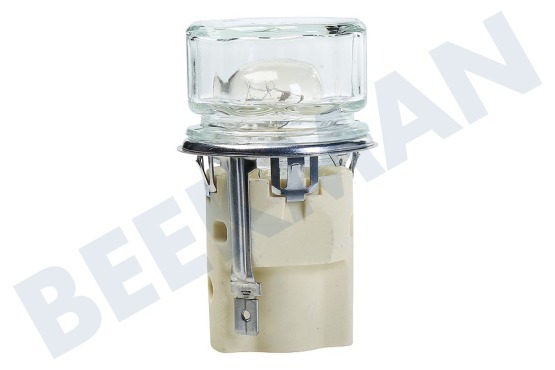 Smeg Herd Lampe Komplett mit Glas und Fassung