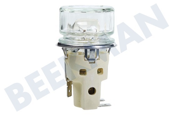 Smeg Herd Lampe Komplett mit Glas und Fassung
