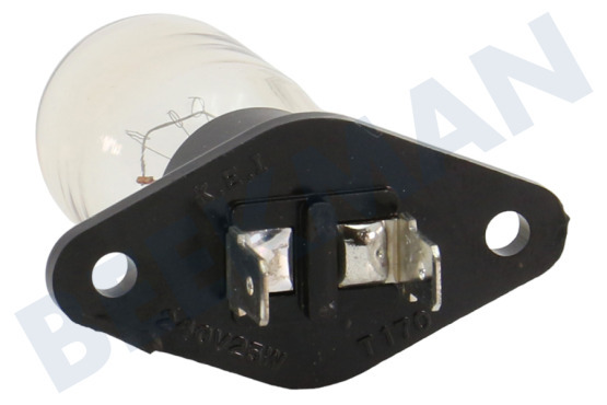 Pelgrim Ofen-Mikrowelle, Ofen Lampe 25W -mit Befestigunsplatte-