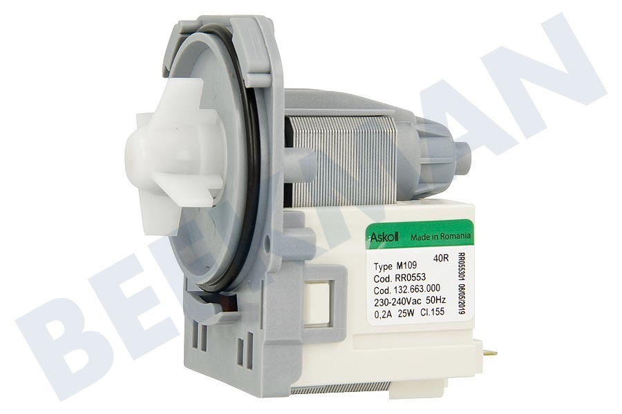 Zanussi Waschmaschine Pumpe ohne Abdeckung - Bajonet-