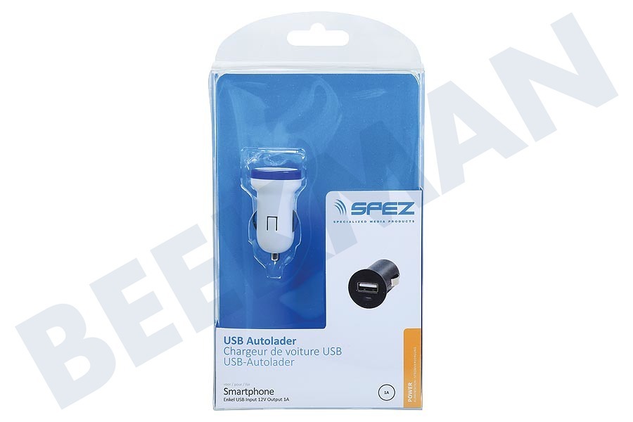 Aris USB Auto Ladegerät Klein, 5V / 1A, Weiß