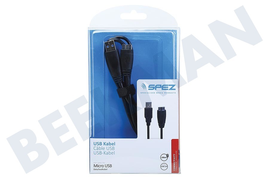 Motorola Micro USB 3.0 Kabel 100cm Schwarz