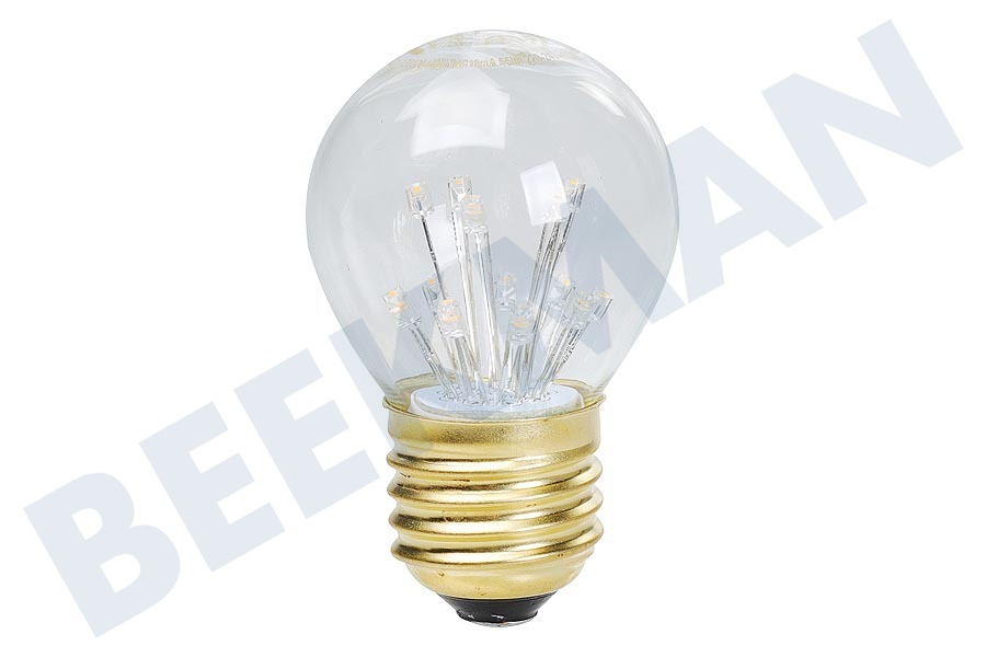 Calex 474460 Calex Pearle LED-Kugellampe 240V 1.0W E27 P45, 14 LEDs