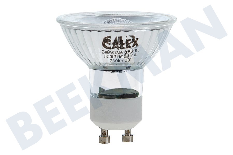 Calex 423450 Calex COB-LED-Lampe GU10 240V 3W 230LM 2800K Halogen
