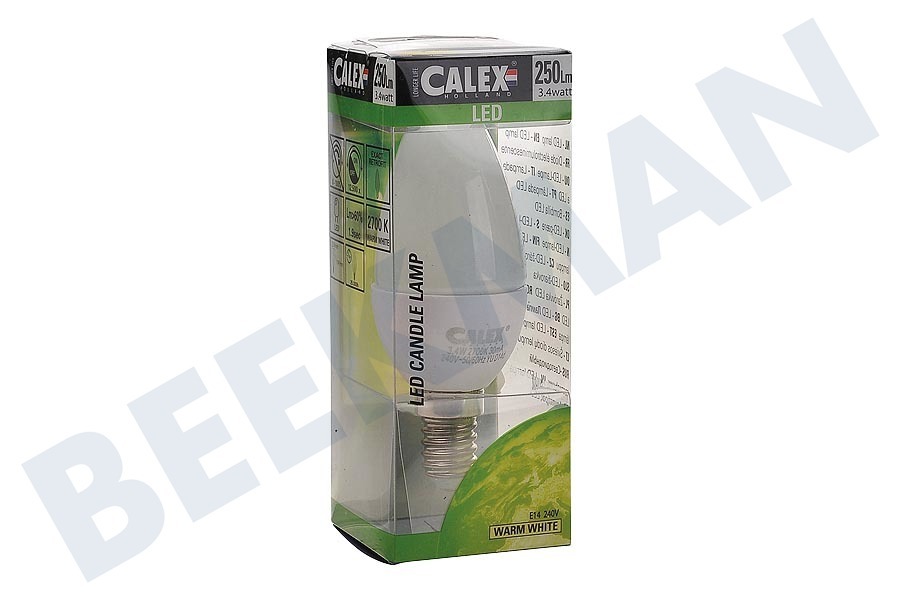 Calex 472432 Calex LED Kerzenlampe 240V 3,4W E14 B38, 250 lumen 2700K