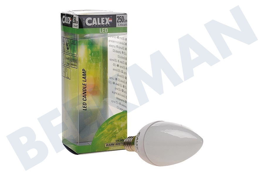 Calex 472432 Calex LED Kerzenlampe 240V 3,4W E14 B38, 250 lumen 2700K