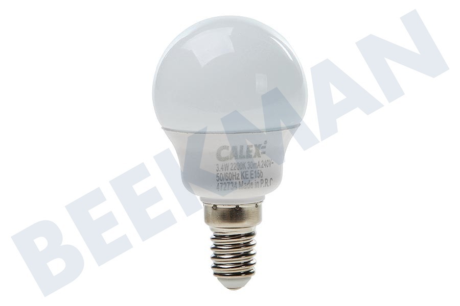 Calex 472734 Calex LED Kugellampe 240V 3W E14 P45, 200 Lumen