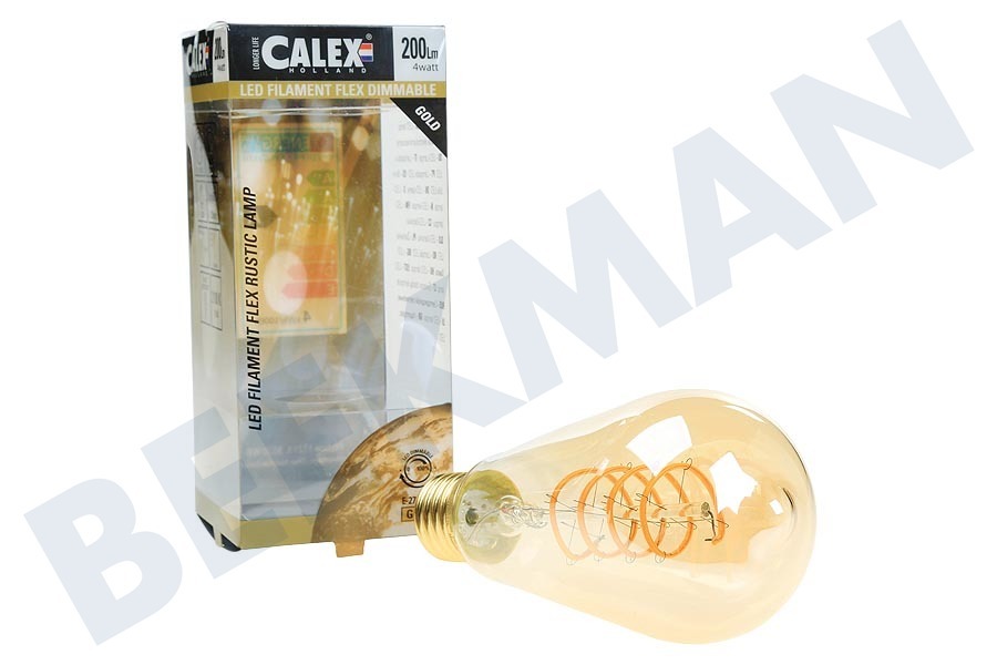 Calex 425752 Calex LED Vollglas Flex Filament rustikale Llampe
