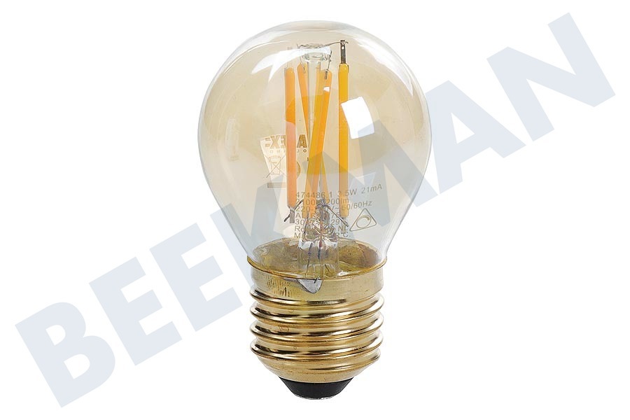 Calex 474486 Calex LED Filament Kugellamp 3.5W E27 G45 Dimmbar
