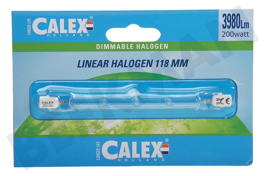 Calex 509130 Calex Spar Halogenröhrenlamp 230V 200W(256W) R7s 10x118mm
