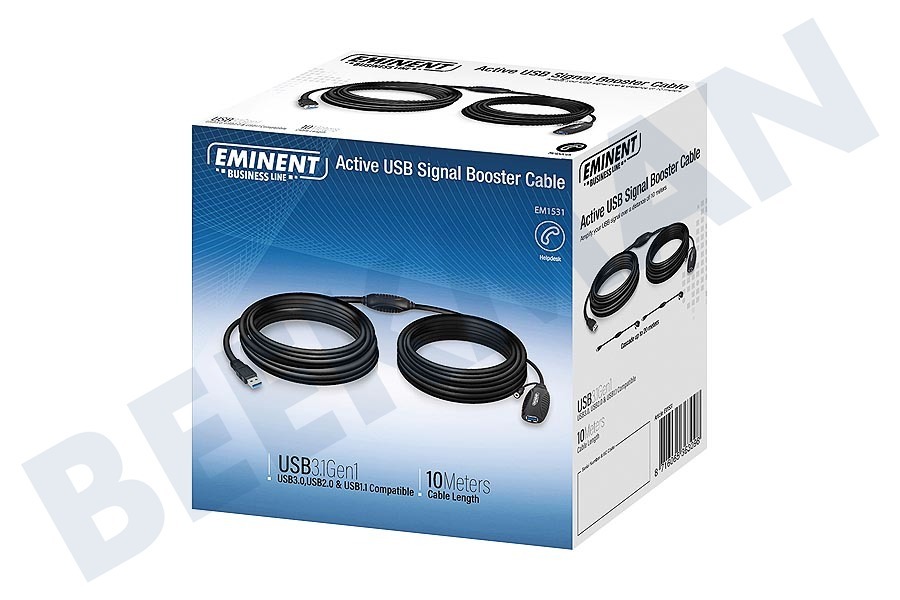 Eminent EM1531 USB 3.1 Activer USB-Signalverstärker 10 Meter