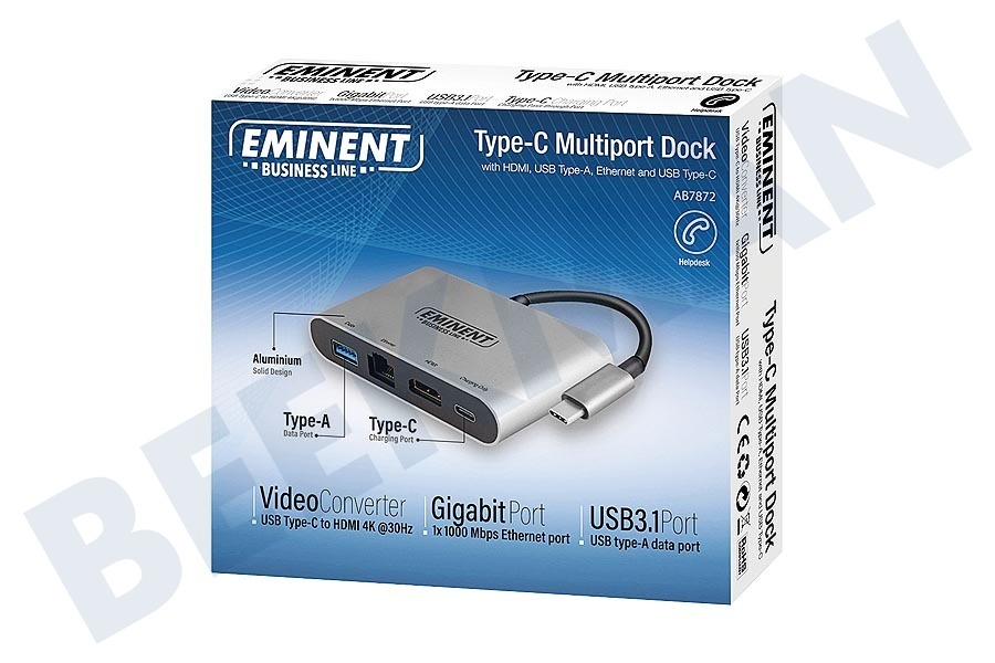 Eminent AB7872 USB Typ-C 4K Multiport Dock