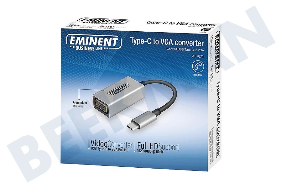 Eminent AB7871 USB Typ C zu VGA Konverter