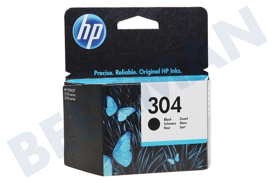 HP Hewlett-Packard N9K06AE HP 304 Schwarz