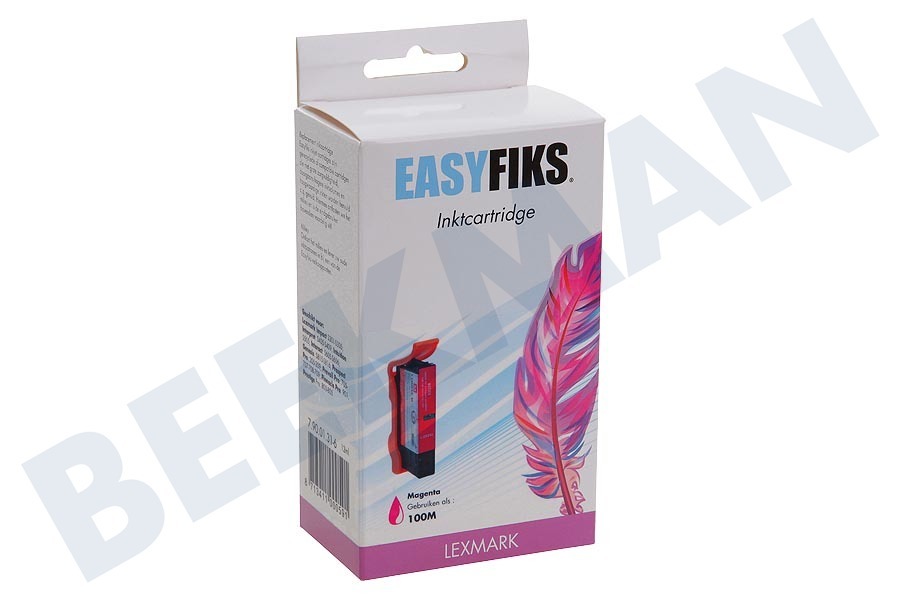 Lexmark Lexmark-Drucker Druckerpatrone No. 100 Magenta/Rot + Chip