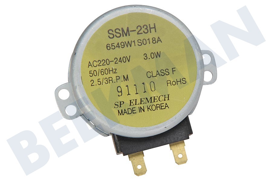 Siemens Ofen-Mikrowelle Motor V. Drehteller 2,5 / 3 RPM