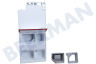 Electrolux Waschmaschine Schublade ohne Griff, rot