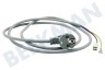 AEG Waschmaschine Anschlusskabel Netzkabel, 2 Meter