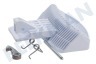Scholtes Waschmaschine 259035, C00259035 Türgriff Set komplett, Weiß