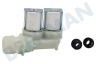 Hotpoint Waschmaschine 110333, C00110333 Einlassventil 2-fach, gerade, dick