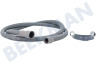 Bauknecht Waschmaschine TVS229 Ablaufschlauch Ablaufschlauch 2 Meter, 2x gerader Anschluss, 22mm