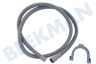 Bauknecht Waschmaschine TVS229 Ablaufschlauch Ablaufschlauch 2 Meter, 2x gerader Anschluss, 22mm