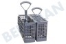 Pitsos Spülmaschine 00418280 Besteckkorb 6 Fächer, 2 Griffe