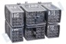 Pitsos Spülmaschine 00418280 Besteckkorb 6 Fächer, 2 Griffe