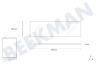Ariston-Blue Air Kühlschrank 280888, C00280888 Glasplatte