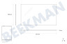 Beko Kühlschrank 4656270100 Glasplatte Ablagefach
