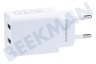 Cloudnine USB Auflader 230 Volt, 2.1A/SV 2 Port Weiß