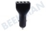 Duracell USB Auflader 12 Volt, 4.8A/SV 4 Port Schwarz