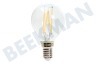 Calex 474482 Calex LED Vollglas Filament Kugellamp Klar 3,5W 350lm