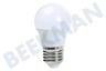 Calex 472746 Calex LED-Kugel-Lampe 240V E27 3Watt P45, Flamme 200 Lumen