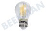 Calex 1101004300 LED Straight Filament Kugellampe Klar 4,5 Watt, E27