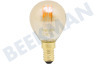 Calex 1001002700 Bullet LED Lampe Flexible Filament Gold E14 Dimmbar
