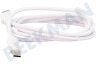 Grab 'n Go USB Anschlusskabel USB-Typ-C-Kabel auf USB-Typ-C, Weiß