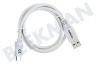 Duracell USB5031W USB A - USB C Kabel Weiß 1 m