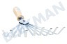 Talen Tools Hand-Besen verzinkt, 9 Zinken