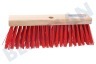 Talen Tools Besen, Kunststoff rot 35cm breit, ohne Stiel