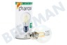 Pharox LED-Lampe LED Standardlampe A60 Klar 400 Dimmbar