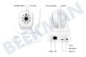 Eminent EM6330 CamLine Pro Pan/Tilt IP-Kamera 1080p Full HD Weiß